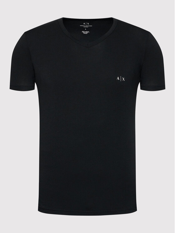 Armani Exchange Armani Exchange Комплект футболок 956004 CC282 07320 Чорний Regular Fit