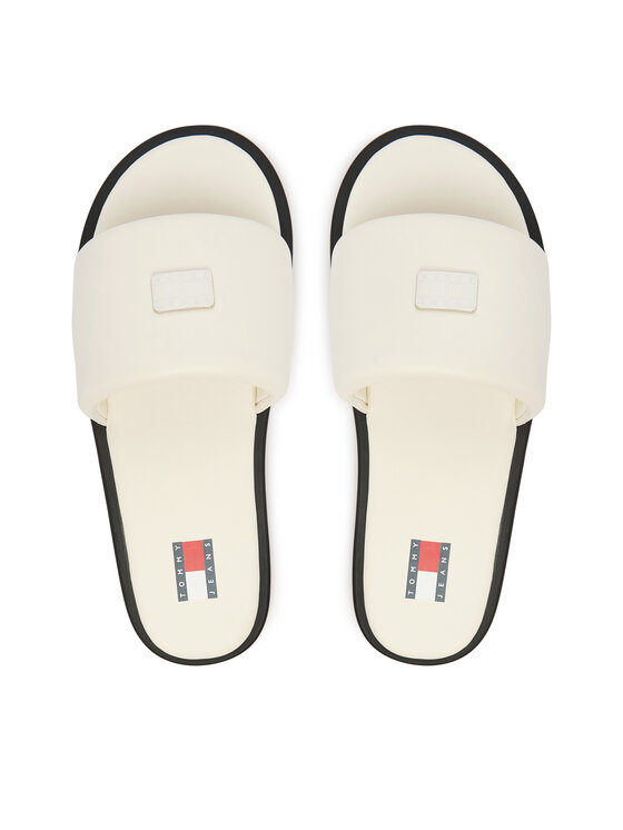 Tommy Jeans Šlepetės Tommy Jeans Tjw Soft Padded Casual Slide EN0EN02950 Balta