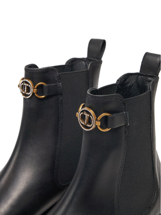 TWINSET Ghete Jodhpur TWINSET 242TGT168 Negru