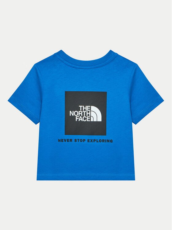 The North Face The North Face Marškinėliai Redbox NF0A89H5 Mėlyna Regular Fit