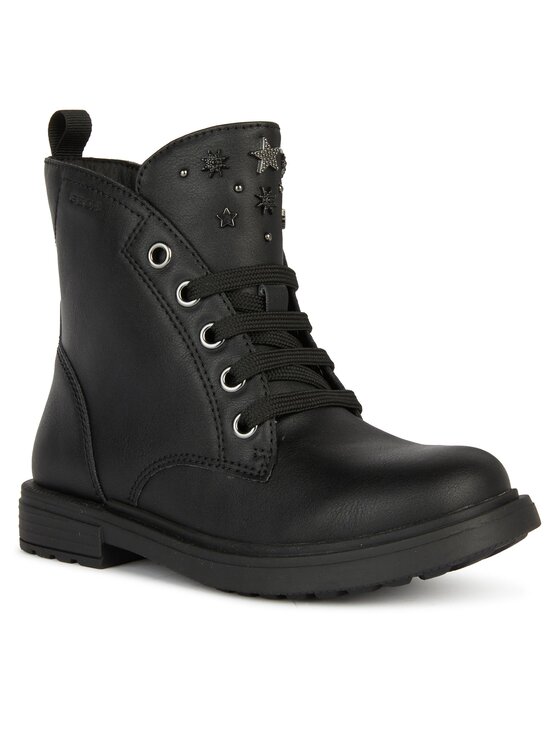 Geox Členková obuv Geox Jr Eclair J169QI 000BC C9B1G S Čierna