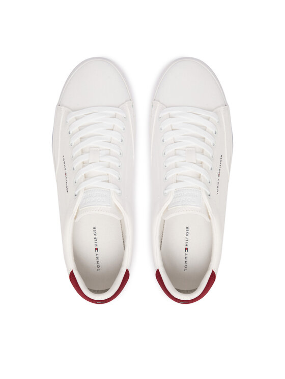 Tommy Hilfiger Teniszcipő Tommy Hilfiger Vulc Core Rwb Long FM0FM05813 Fehér