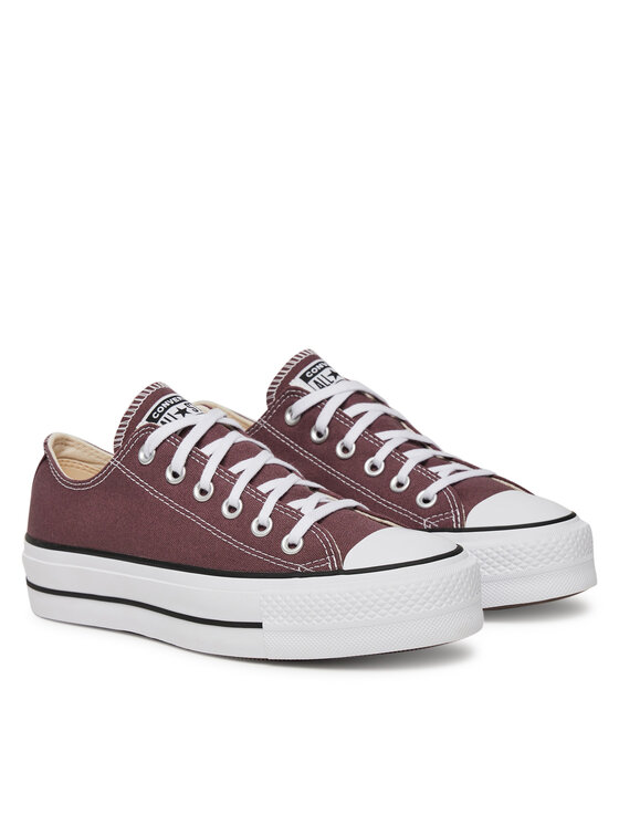 Converse Trampki Converse Chuck Taylor All Star Lift Platform A10647C Bordowy
