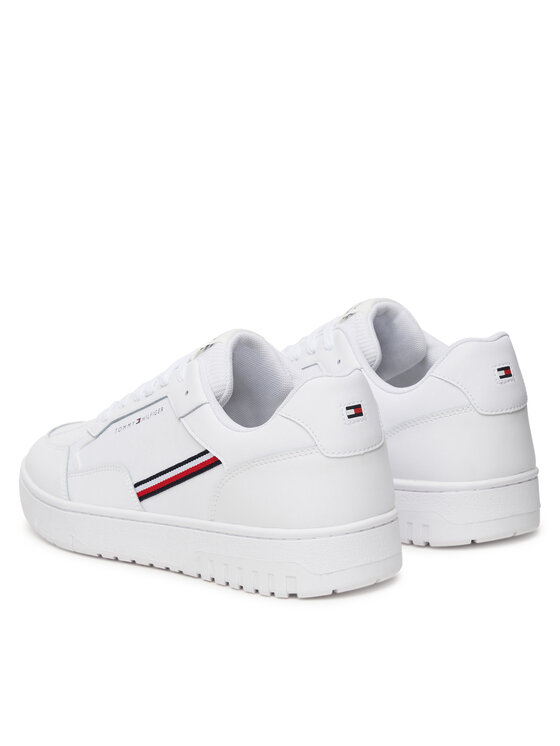 Tommy Hilfiger Sneakers Tommy Hilfiger Th Basket Core Stripes FM0FM05631 Bianco