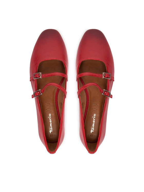 Tamaris Baleriny Tamaris 1-22142-44 Czerwony