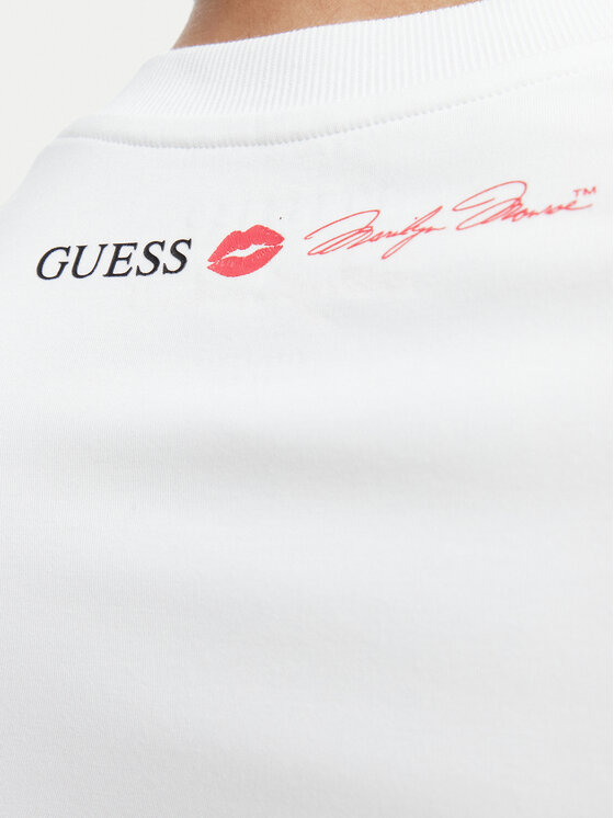 Guess Guess Футболка W6YI64 K6710 Білий Regular Fit