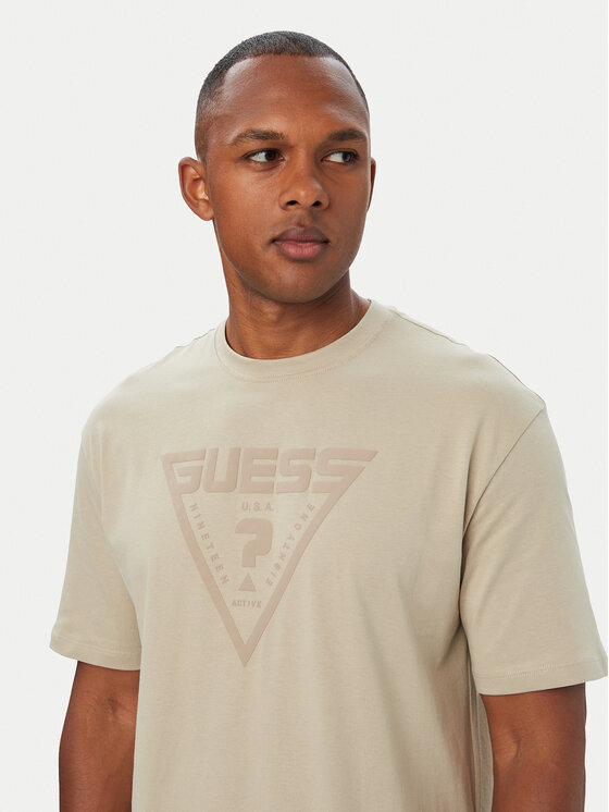 Guess Guess Camiseta Z4BI02 I3Z14 Beis Regular Fit