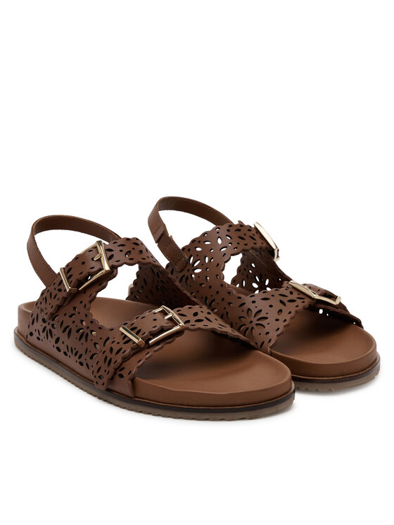 TWINSET Basutės TWINSET 251GCJ046 Ruda