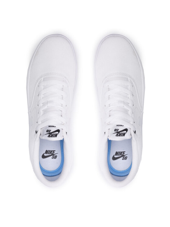 Nike Zapatillas Nike Sb Check Solar Cnvs 843896 110 Blanco
