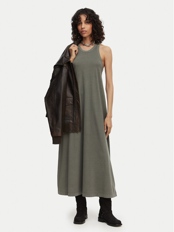 G-STAR G-Star Raw Vestito estivo D28944-B059 Verde chiaro Regular Fit