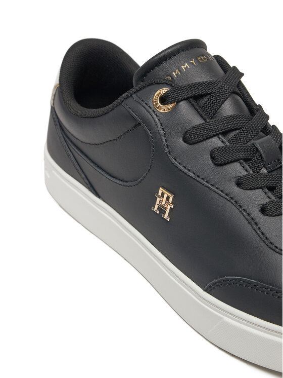 Tommy Hilfiger Αθλητικά Tommy Hilfiger Essential Chic Court Sneaker FW0FW08322 Μαύρο