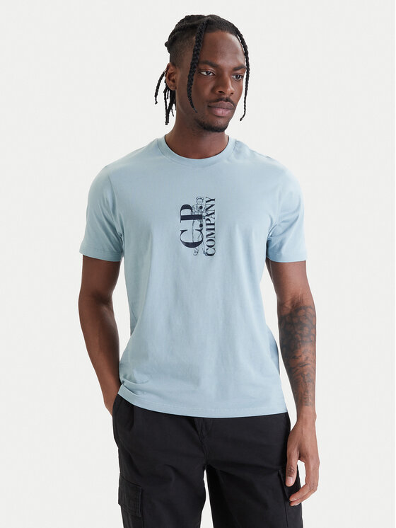 C.P. Company C.P. Company Camiseta 20CMTS084A005100W Celeste Regular Fit