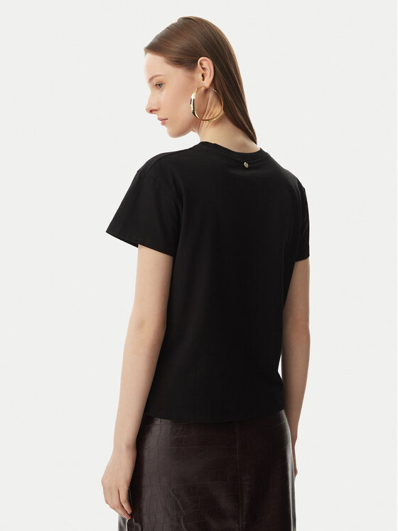 Rinascimento Rinascimento Camiseta CFC0129302003 Negro Regular Fit