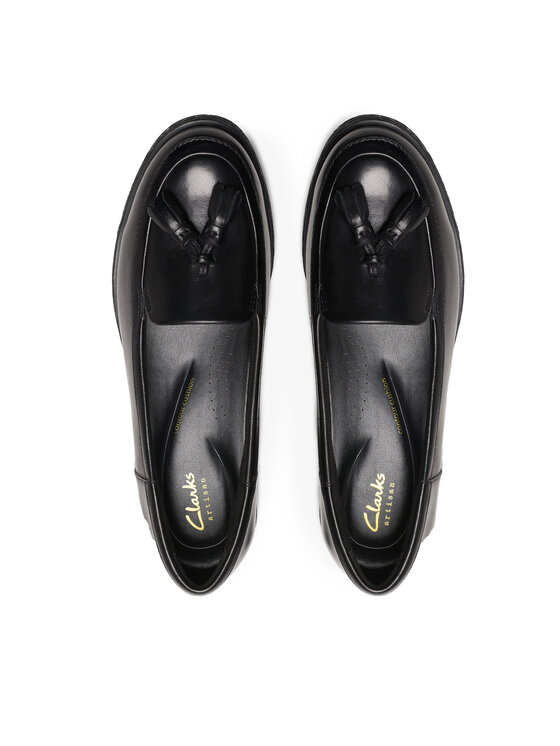 Clarks Лофери Clarks Havisham Edge 26178703 Чорний