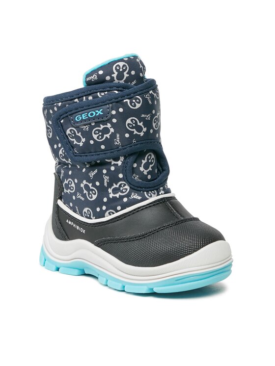 Geox Cizme de zăpadă Geox B Flanfil Girl B Abx B263WG 0BCMN CF4N4 M Bleumarin
