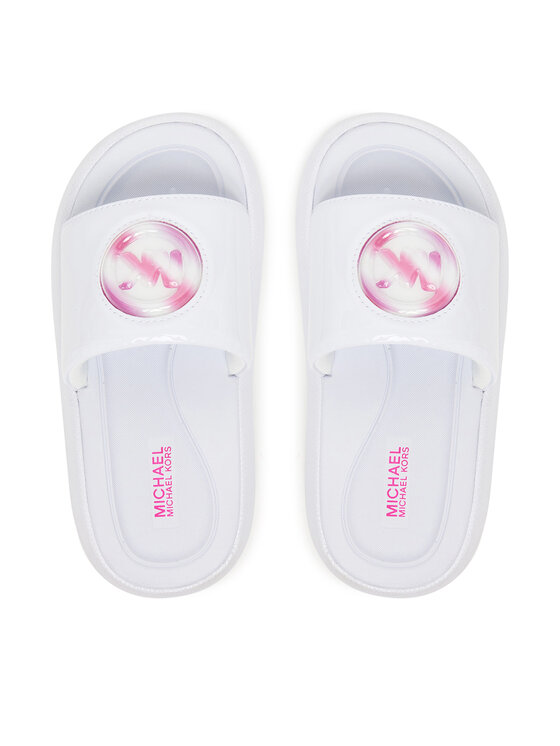 MICHAEL Michael Kors Шльопанці MICHAEL Michael Kors Raelynn Bubble MK03835101 Білий