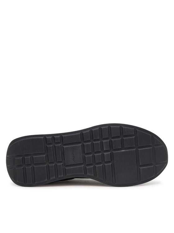 Calvin Klein Сникърси Calvin Klein Retro Runner Sock Laceup Neo Mix HW0HW03250 Черен