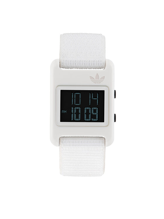 adidas Originals Laikrodis adidas Originals Retro Pop Digital Watch AOST23064 Balta