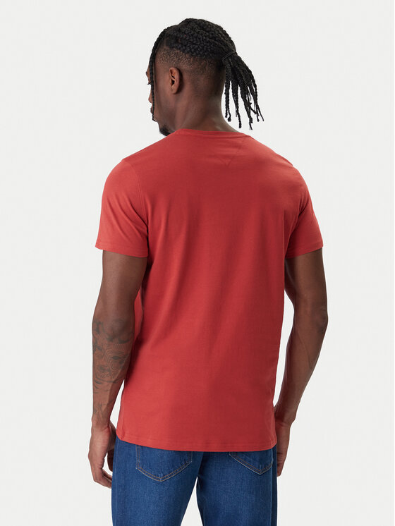 Tommy Jeans Tommy Jeans Camiseta DM0DM04411 Rojo Slim Fit