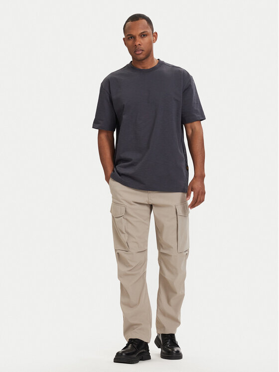 G-Star Raw G-Star Raw Camiseta Slub D28889-E512 Gris oscuro Relaxed Fit