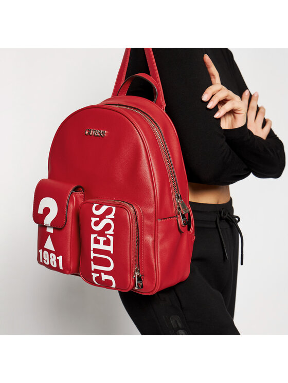 Guess Раница Guess Utility Vibe HWVQ77 51330 Червен