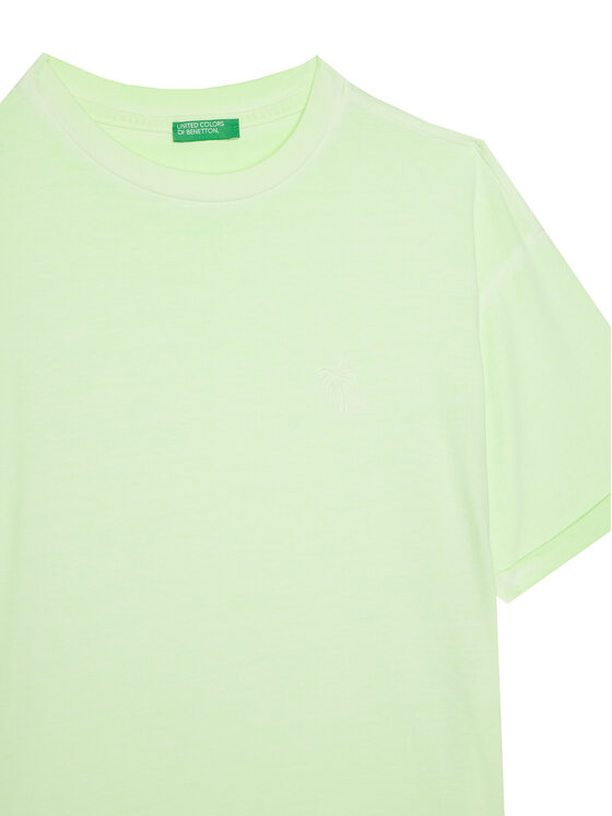 United Colors Of Benetton United Colors Of Benetton T-shirt 3085C10P9 Verde Regular Fit