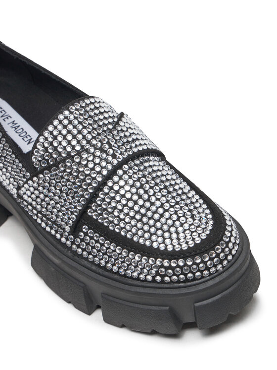 Steve Madden Loafersy Steve Madden Trifecta_R SM11003506 Stříbrná