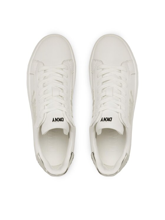 DKNY Sneakers DKNY Abeni Lace Up Sneaker K1300916 Alb