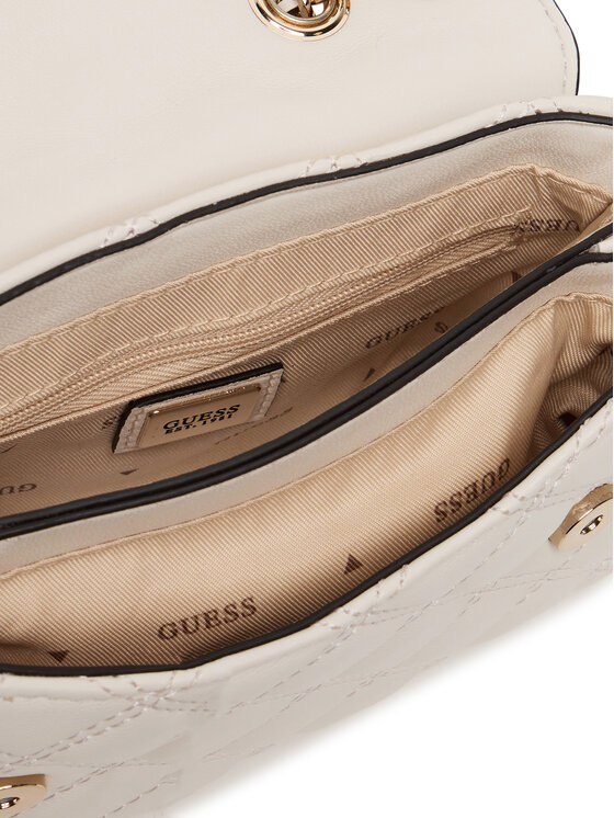 Guess Ročna torba Guess Giully II Mini HWQG96 73740 Bela
