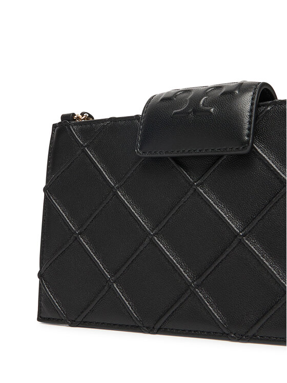 Tory Burch Ročna torba Tory Burch Fleming Mini Chain Wallet 167250 Črna
