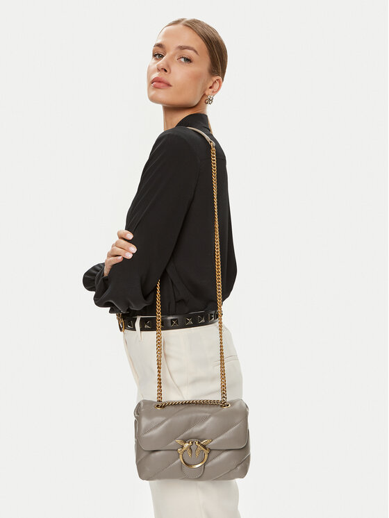 PINKO Bolso Pinko Love Mini Puff Cl AI 23-24 PLTT 100039 A0F2 Beis