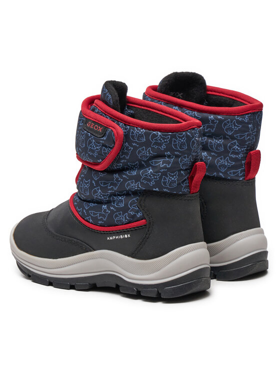 Geox Sniego batai Geox B Flanfil Boy B Abx B263VE 0BCMN C0048 S Juoda