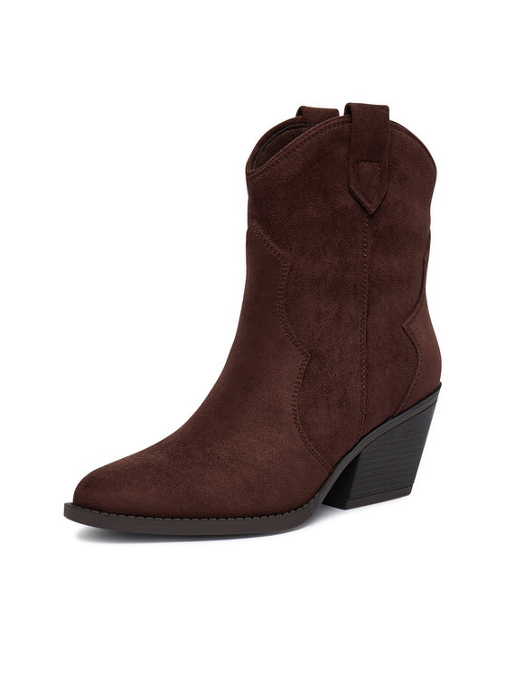 JENNY Μποτάκια JENNY CEO-BLH-C24 Καφέ