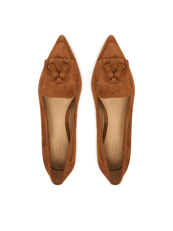LAUREN RALPH LAUREN Baleríny LAUREN RALPH LAUREN 802P04175002 Hnedá