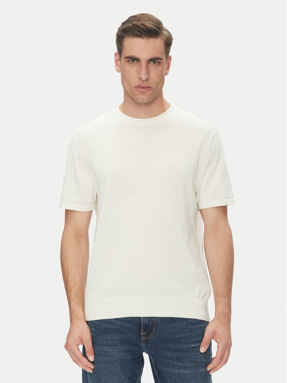 Calvin Klein Calvin Klein Póló Supima LV04LC333G Ekru Regular Fit