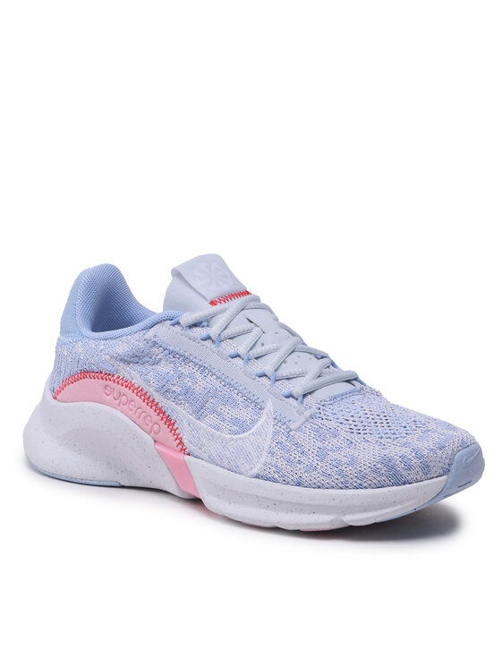 Nike Взуття для тренажерного залу Nike Superrep Go 3 Nn Fk DH3393 005 Голубий