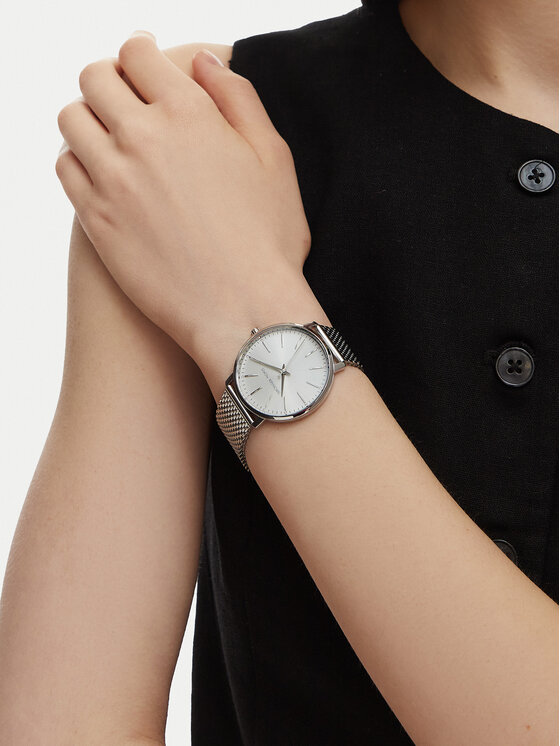 Michael Kors Ročna ura Michael Kors Pyper MK4338 Srebrna
