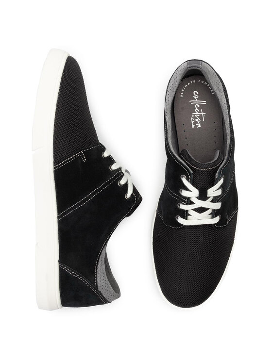 Clarks Tenisice Clarks Landry Edge 261398547 Crna