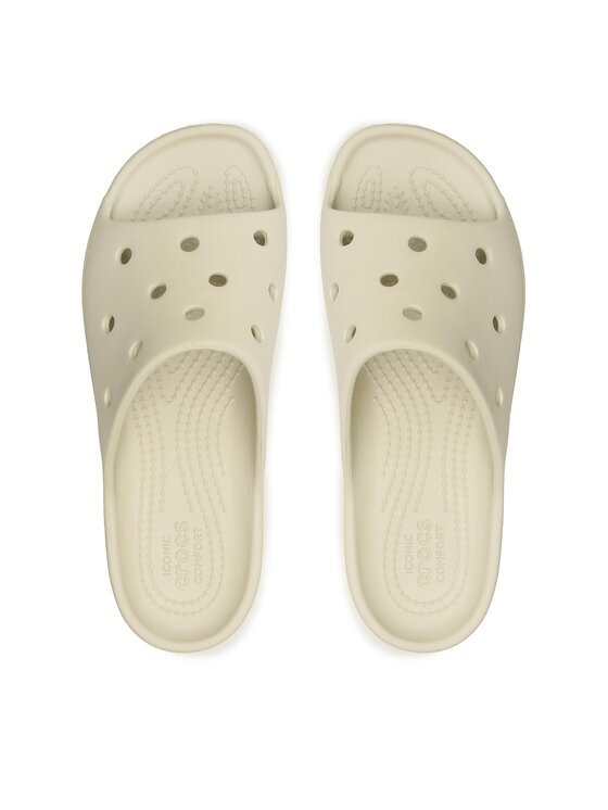 Crocs Ciabatte Crocs Classic Platform Slide 208180 Beige