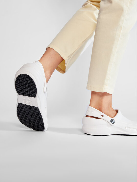 Crocs Шльопанці Crocs Bistro 10075 Білий