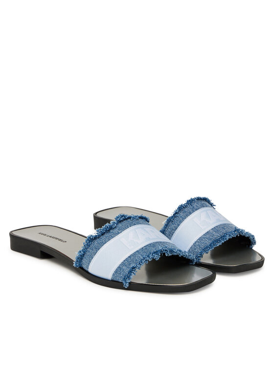 KARL LAGERFELD Шльопанці KARL LAGERFELD Skoot II KL80411 Голубий