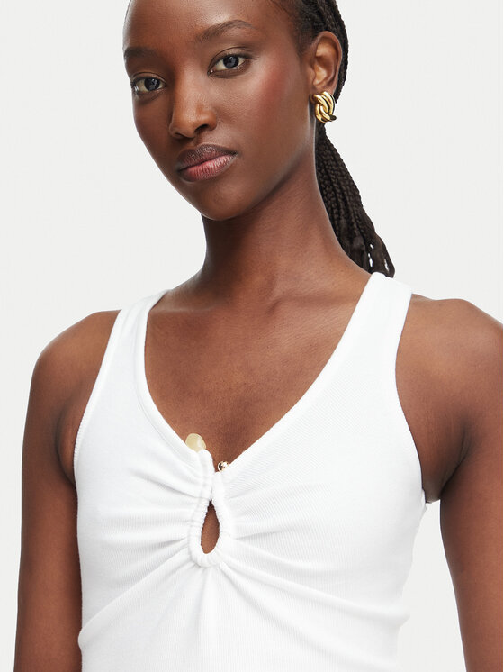 Bardot Bardot Top Mason 60462TB Blanco Slim Fit