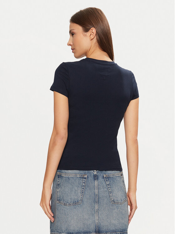Tommy Jeans Tommy Jeans Póló DW0DW20459 Sötétkék Slim Fit