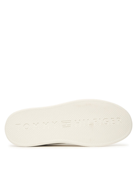 Tommy Hilfiger Sneakersy Tommy Hilfiger Icon Court Light FW0FW09601 Biały