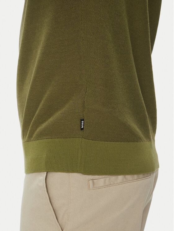 BOSS BOSS Футболка Jianfranco 50537642 Зелений Regular Fit