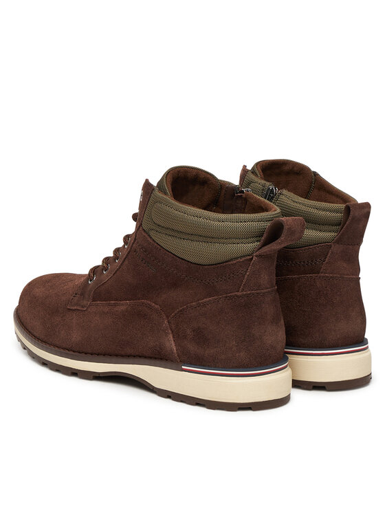 Tommy Hilfiger Зимни обувки Tommy Hilfiger Corporate W FM0FM05605 Кафяв