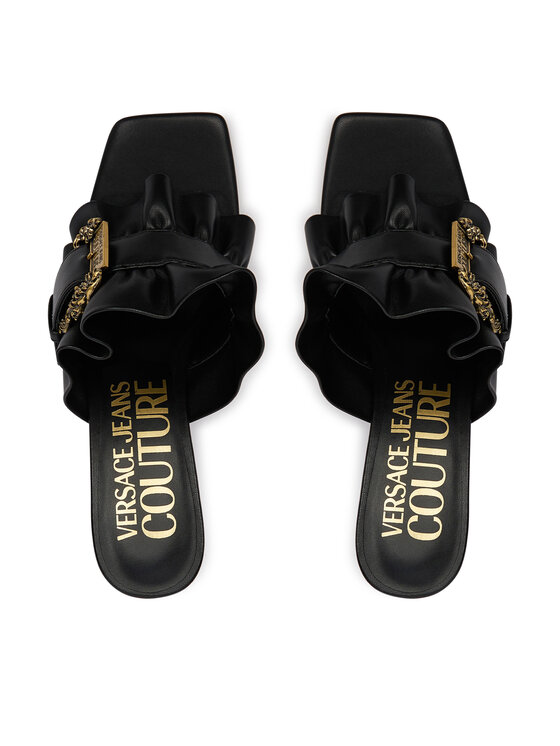 Versace Jeans Couture Шльопанці Versace Jeans Couture 80VA3S70 ZSS83 899 Чорний
