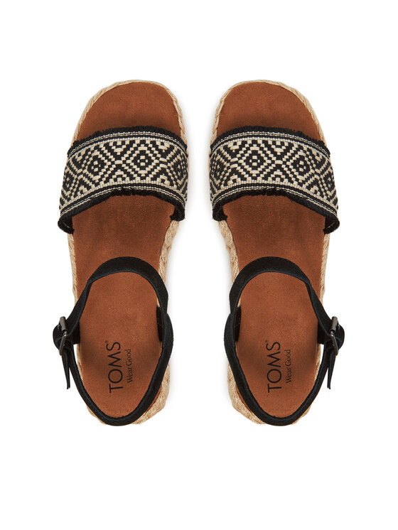 Toms Еспадрильї Toms Abby 10021992 Чорний