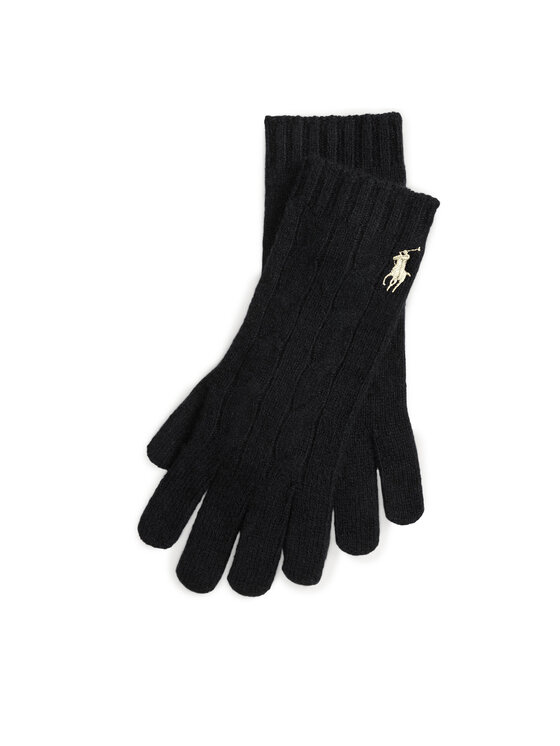 Polo Ralph Lauren Рукавички Polo Ralph Lauren 455981440001 Чорний