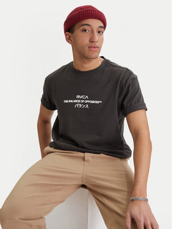 RVCA RVCA Camiseta Signal EVYZT00300 Negro Relaxed Fit